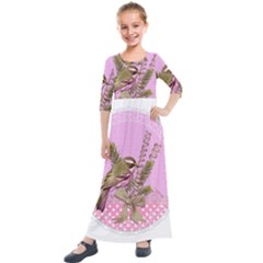 Tag 1763332 1280 Kids  Quarter Sleeve Maxi Dress by vintage2030