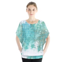 Splash Teal Blouse