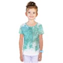 Splash Teal Kids  One Piece Tee View1