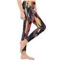 Red black and gold decorative design by FlipStylez Designs  Lightweight Velour Classic Yoga Leggings View4