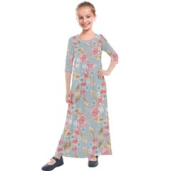 Background 1659236 1920 Kids  Quarter Sleeve Maxi Dress