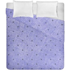 Dot Blue Duvet Cover Double Side (california King Size) by vintage2030