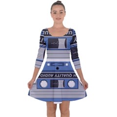 Cassette 40268 1280 Quarter Sleeve Skater Dress by vintage2030