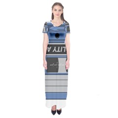 Cassette 40268 1280 Short Sleeve Maxi Dress by vintage2030