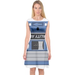 Cassette 40268 1280 Capsleeve Midi Dress by vintage2030