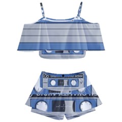 Cassette 40268 1280 Kids  Off Shoulder Skirt Bikini by vintage2030