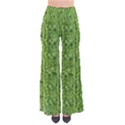 Knitted Wool Chain Green So Vintage Palazzo Pants View1