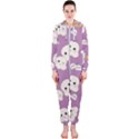 Cute Kawaii Popcorn pattern Hooded Jumpsuit (Ladies)  View1