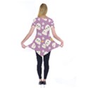 Cute Kawaii Popcorn pattern Short Sleeve Tunic  View2