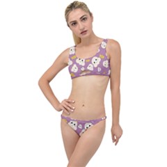 Cute Kawaii Popcorn Pattern The Little Details Bikini Set