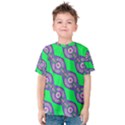 Purple chains on a green background                                                    Kid s Cotton Tee View1