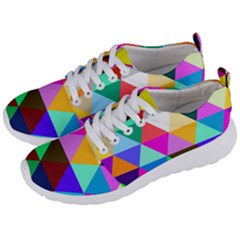 Triangles Pattern                                           Men s Lightweight Sports Shoes