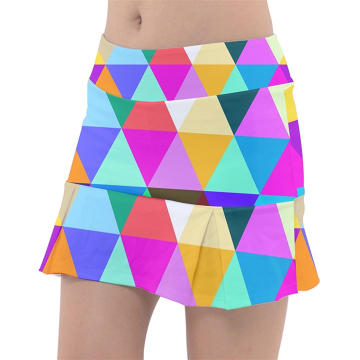 Triangles pattern                                               Tennis Skirt