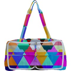 Triangles Pattern                                               Multi Function Bag