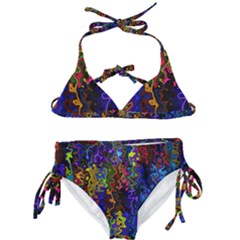 Colorful Waves                                            Kids  Classic Bikini Set