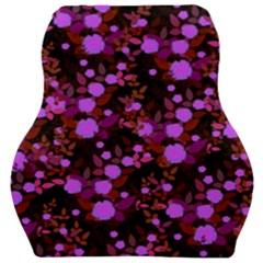 Purple Red  Roses Car Seat Velour Cushion 