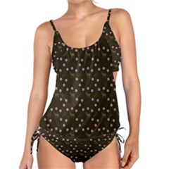 Brown Deer Trees Pattern Tankini Set by snowwhitegirl