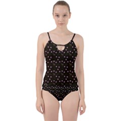 Brown Deer Trees Pattern Cut Out Top Tankini Set by snowwhitegirl