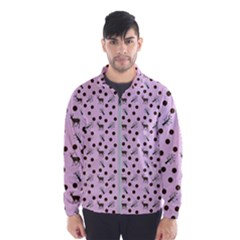 Pink Deer Pattern Windbreaker (men) by snowwhitegirl