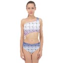 Ombre Deer Pattern Spliced Up Two Piece Swimsuit View1