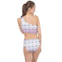 Ombre Deer Pattern Spliced Up Two Piece Swimsuit View2