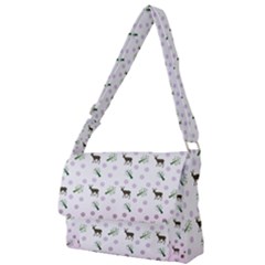 Ombre Deer Pattern Full Print Messenger Bag