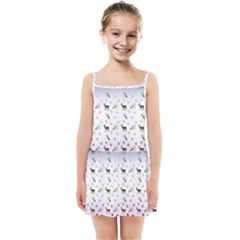 Ombre Deer Pattern Kids Summer Sun Dress by snowwhitegirl