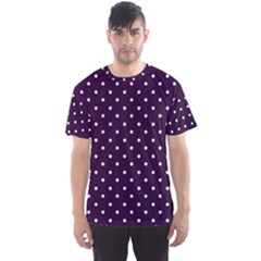 Little  Dots Purple Men s Sports Mesh Tee