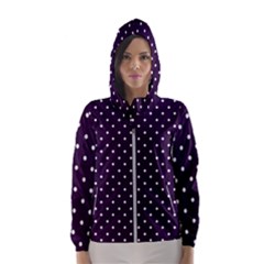 Little  Dots Purple Hooded Windbreaker (women) by snowwhitegirl