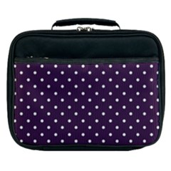 Little  Dots Purple Lunch Bag by snowwhitegirl