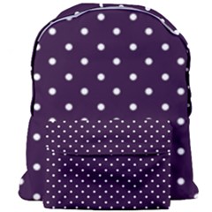 Little  Dots Purple Giant Full Print Backpack