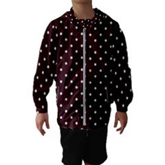 Little  Dots Maroon Hooded Windbreaker (kids) by snowwhitegirl