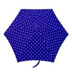 Little  Dots Royal Blue Mini Folding Umbrellas by snowwhitegirl