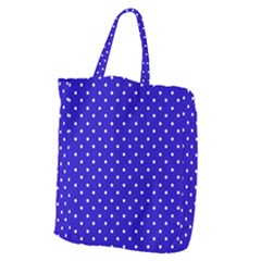 Little  Dots Royal Blue Giant Grocery Tote