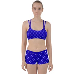 Little  Dots Royal Blue Perfect Fit Gym Set by snowwhitegirl