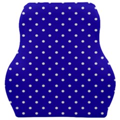 Little  Dots Royal Blue Car Seat Velour Cushion 