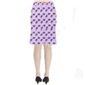 Retro Typewriter Pink Pattern Mermaid Skirt View2