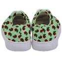 Red Roses Green Kids  Classic Low Top Sneakers View4