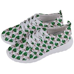 Flamingo Leaf Patttern Men s Lightweight Sports Shoes by snowwhitegirl