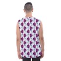 Flamingo Leaf Patttern Blue Men s Basketball Tank Top View2