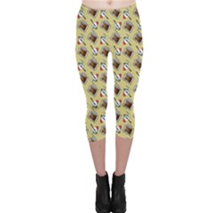 Kawaii Rootbeer Capri Leggings  by snowwhitegirl