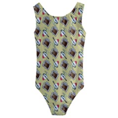 Kawaii Rootbeer Kids  Cut-out Back One Piece Swimsuit