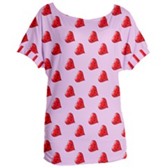 Kawai Hearts Women s Oversized Tee