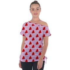 Kawai Hearts Tie-up Tee