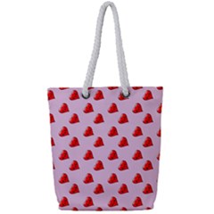 Kawai Hearts Full Print Rope Handle Tote (small)