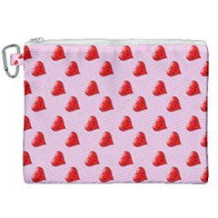 Kawai Hearts Canvas Cosmetic Bag (xxl)