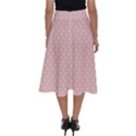 Little  Dots Pink Perfect Length Midi Skirt View2