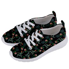 Vintage Jester Floral Pattern Women s Lightweight Sports Shoes