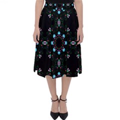 Embroidery Paisley Black Classic Midi Skirt by snowwhitegirl