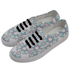 Embroidery Paisley Men s Classic Low Top Sneakers